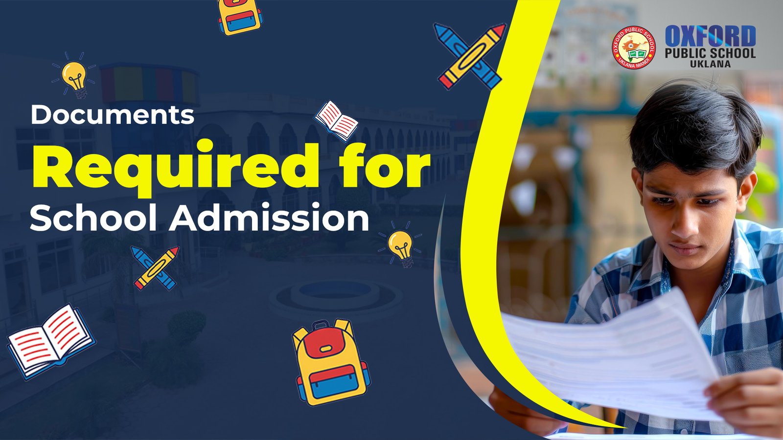 Documents Required for School Admission