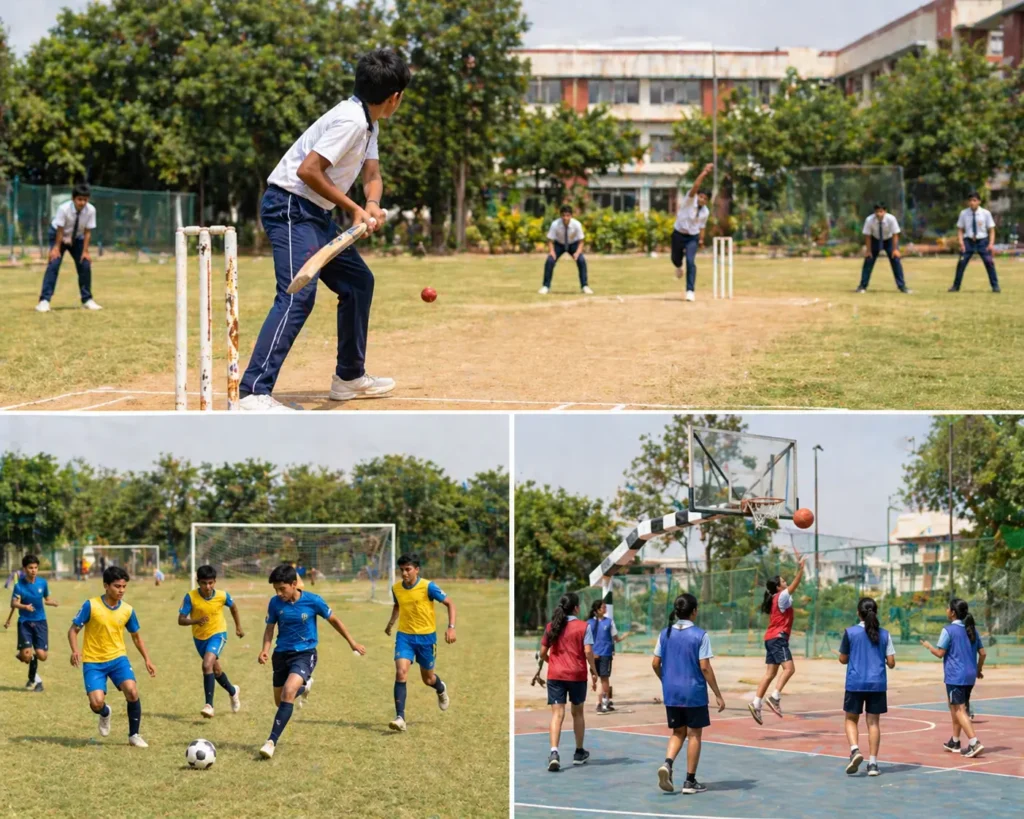 sports facilities in CBSE schools supporting physical fitness and overall student development